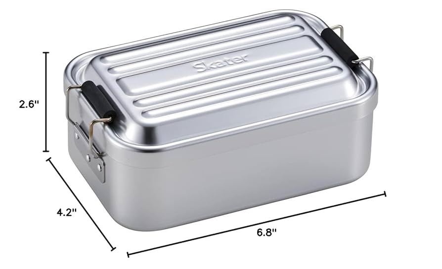田宮ランチBOX アルミふわっとランチボックス 1段/850mlシルバー